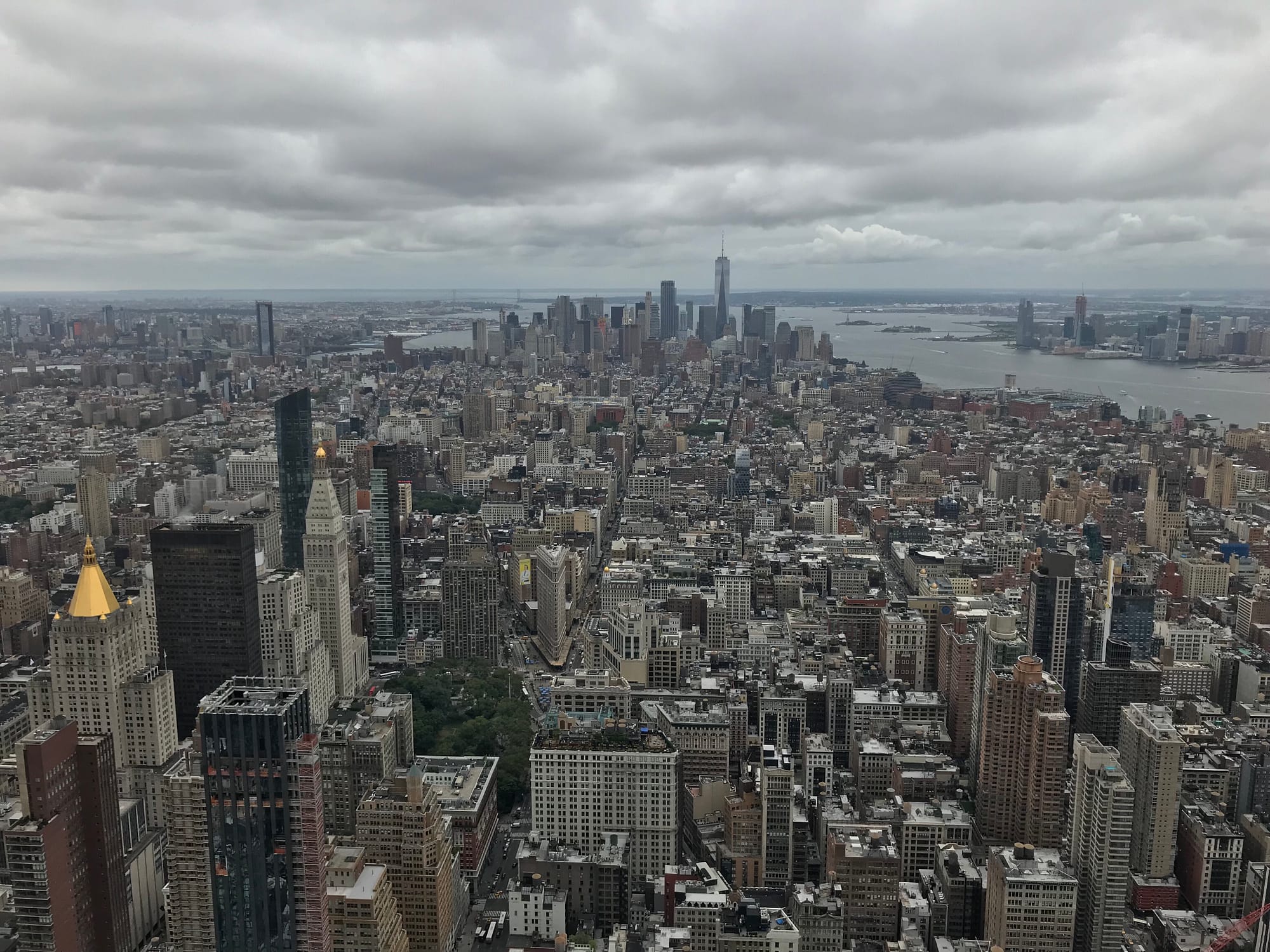 New York depuis Empire state building 